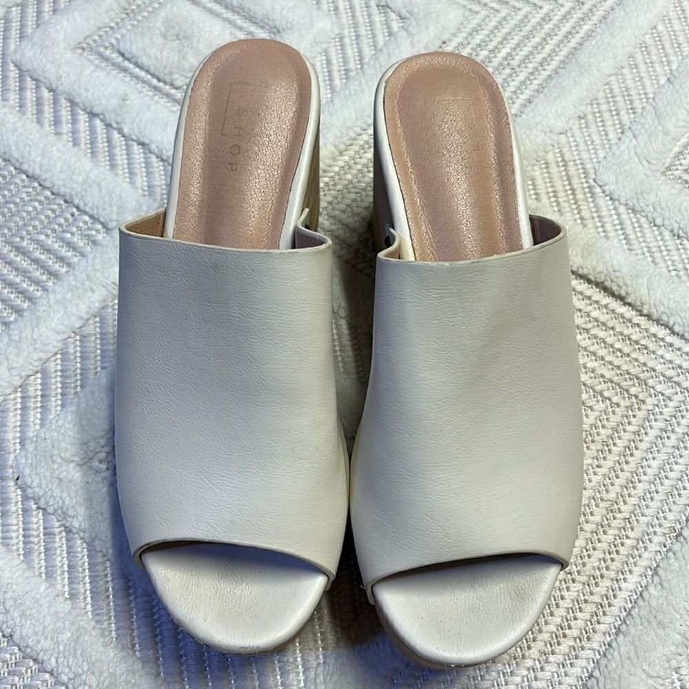 SHU SHOP - Gina Open Toe Clog Wedge Heel - Picture 2 of 14